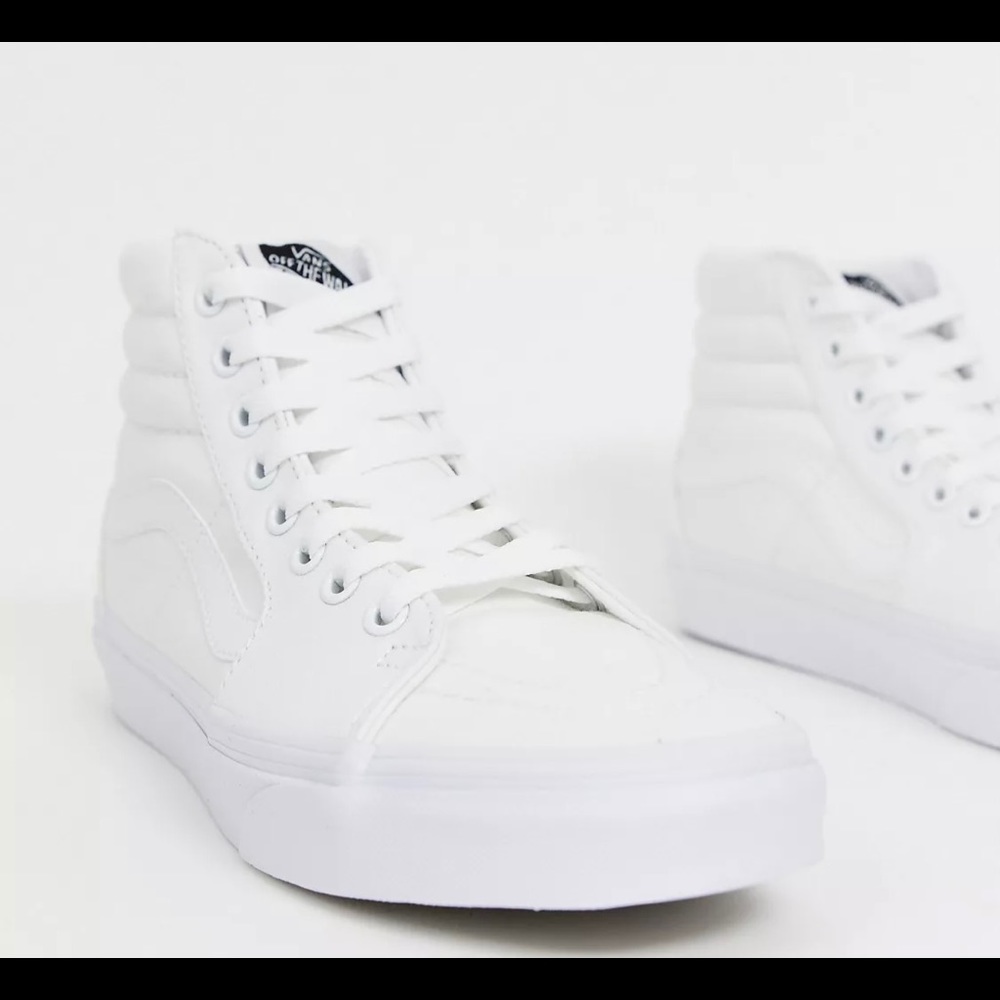 COPY - Vans Sk8-Hi sneakers in white - size 7.5 US Women